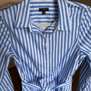 New without tag (NWOT) Talbots Blue Striped Women’s ShirtDress